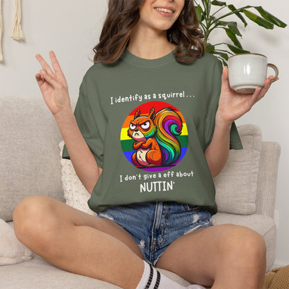 I Identify as a Squirrel - Pride T-Shirt