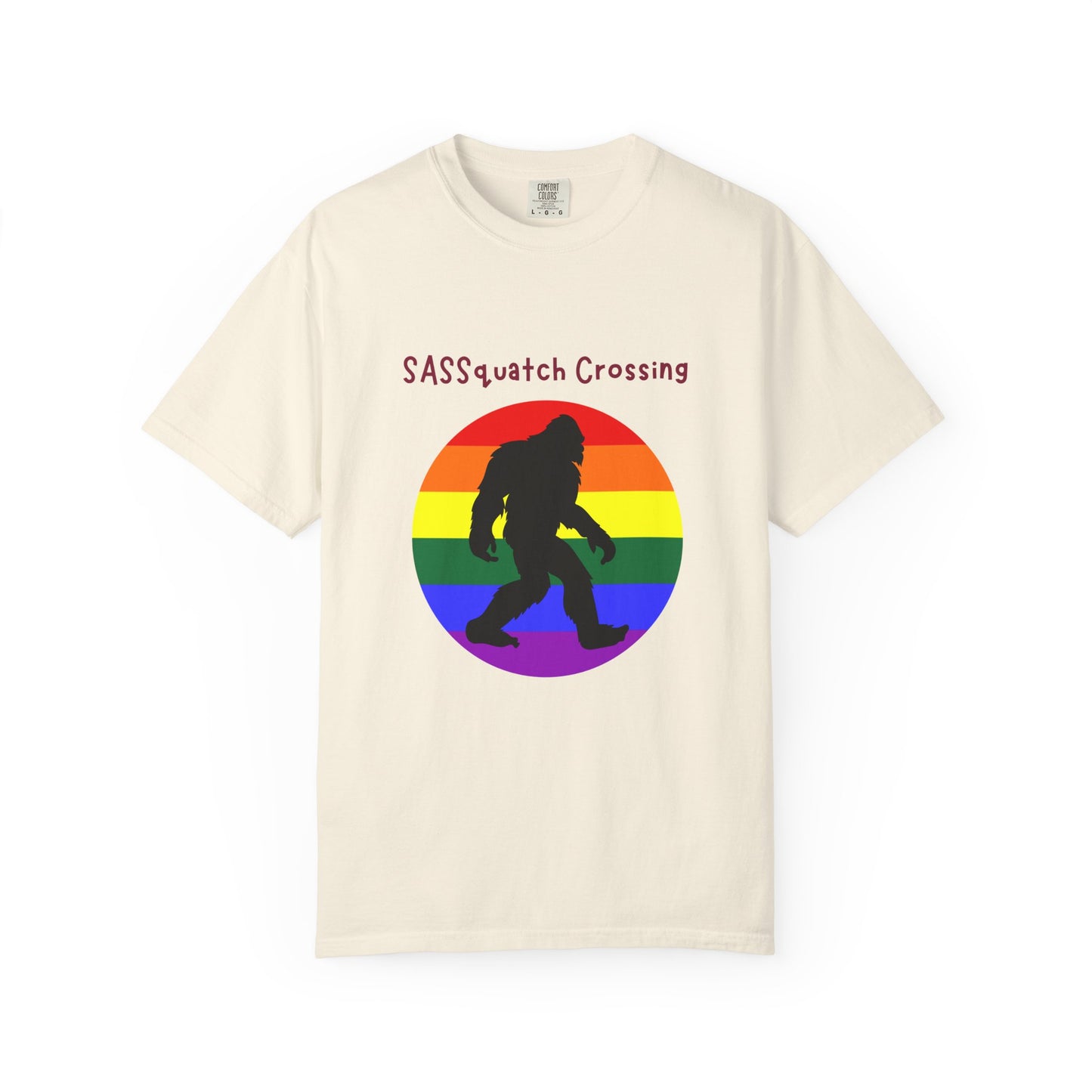 Sassquatch Crossing Pride-Themed T-Shirt
