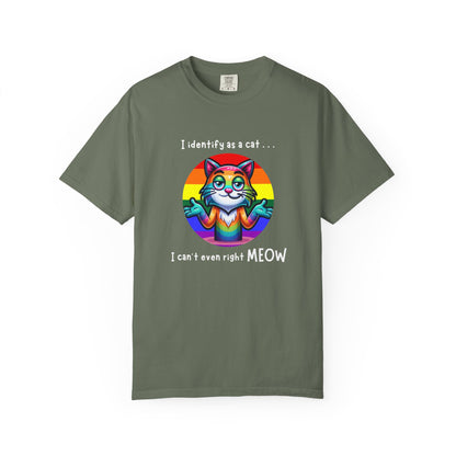 I Identify as a Cat - Pride T-Shirt