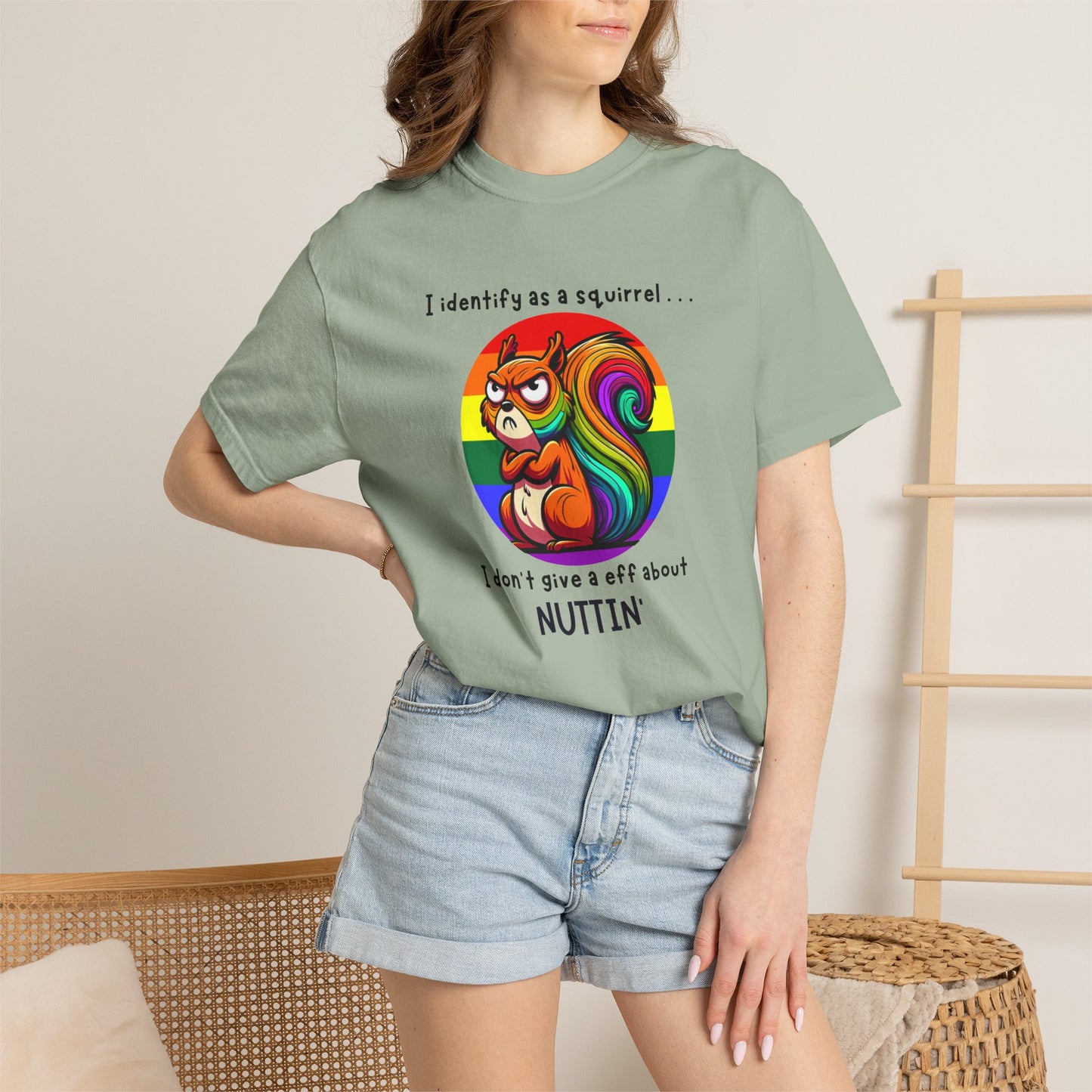 I Identify as a Squirrel - Pride T-Shirt
