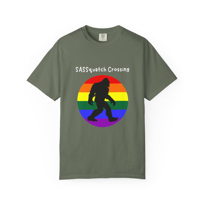 Sassquatch Crossing Pride-Themed T-Shirt