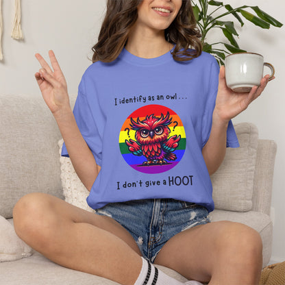 I Identify as an Owl - Pride T-Shirt