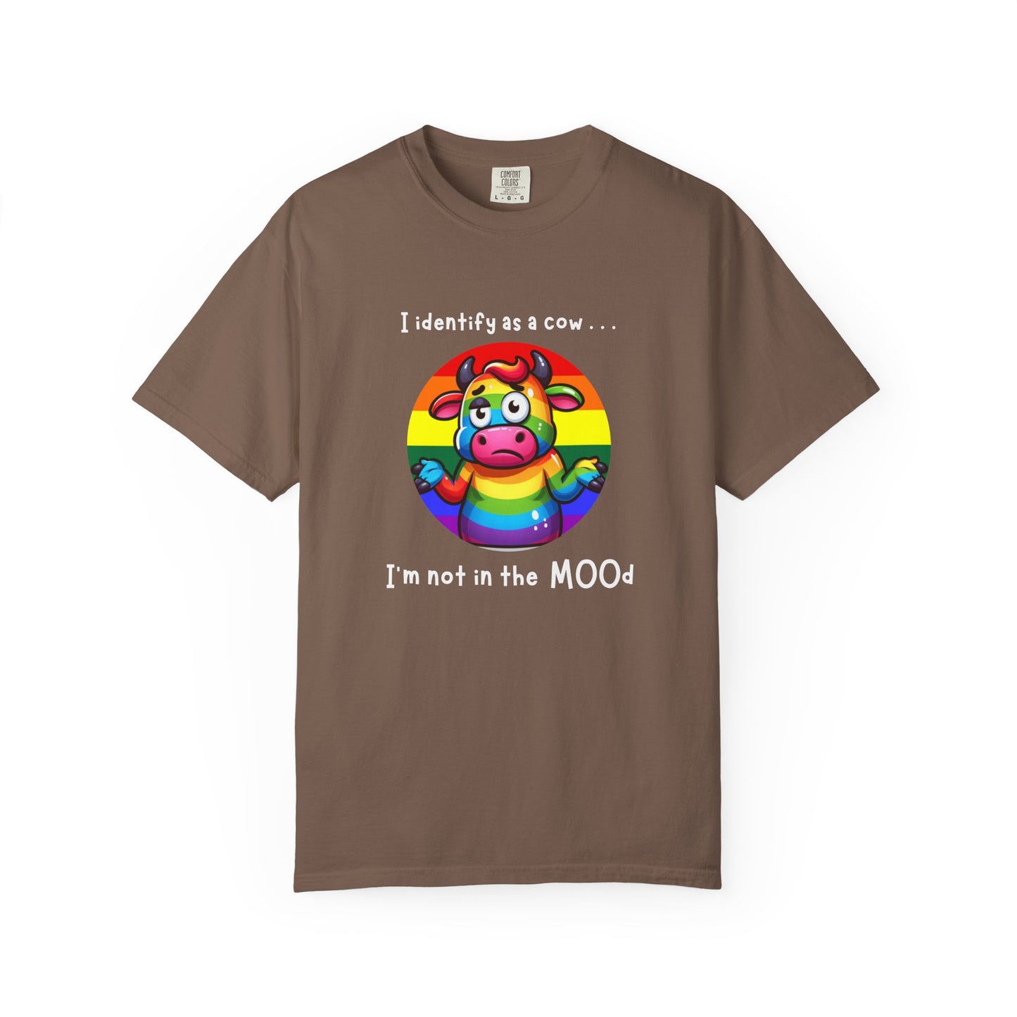 I Identify as a Cow - Pride T-Shirt