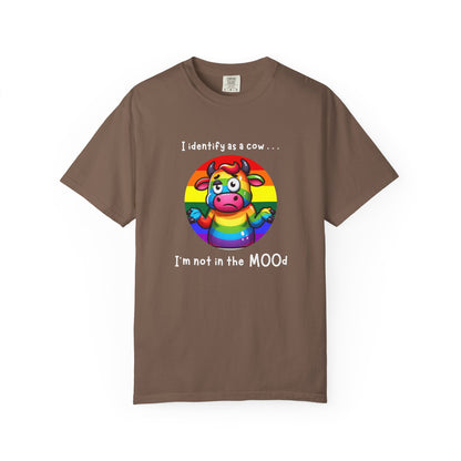 I Identify as a Cow - Pride T-Shirt