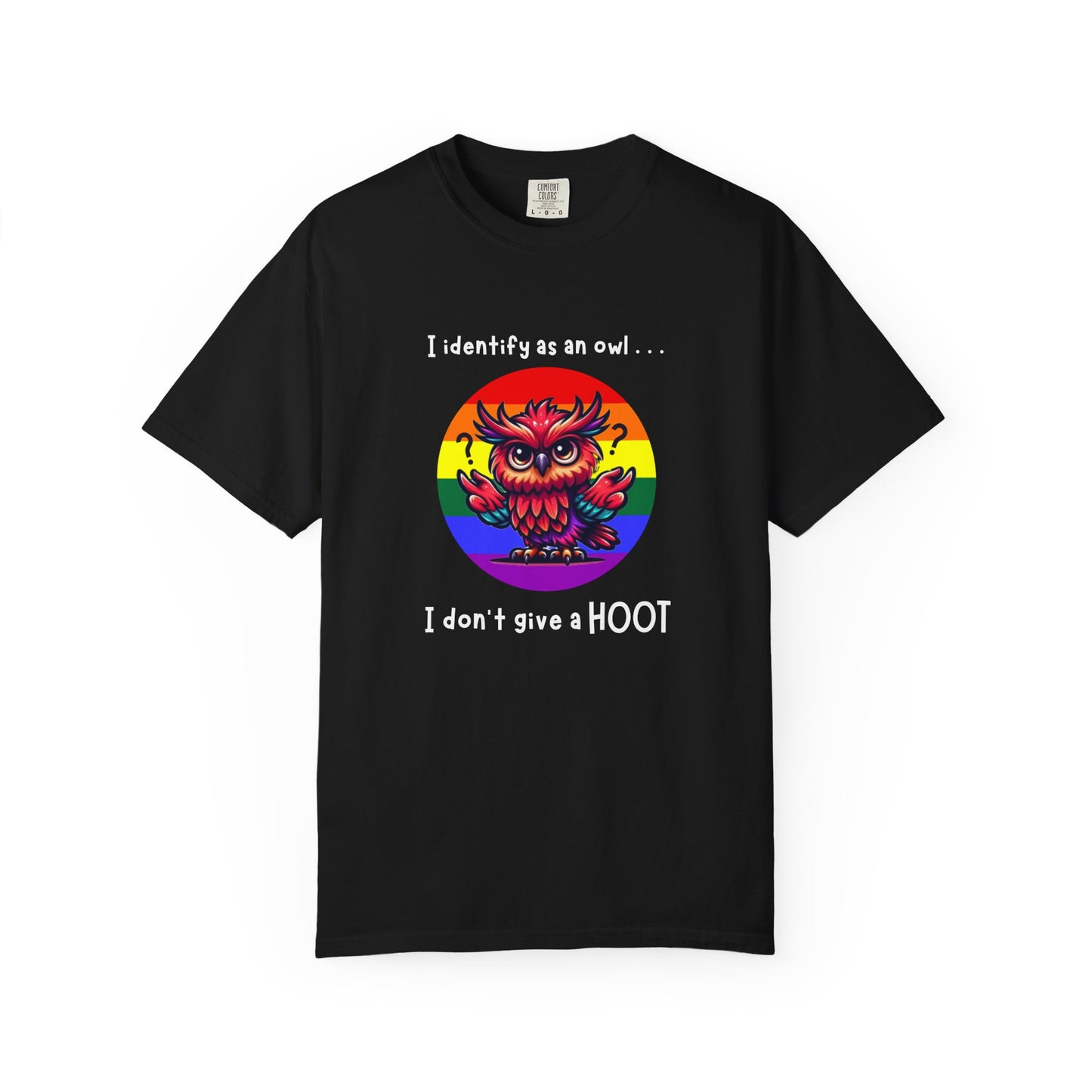 I Identify as an Owl - Pride T-Shirt