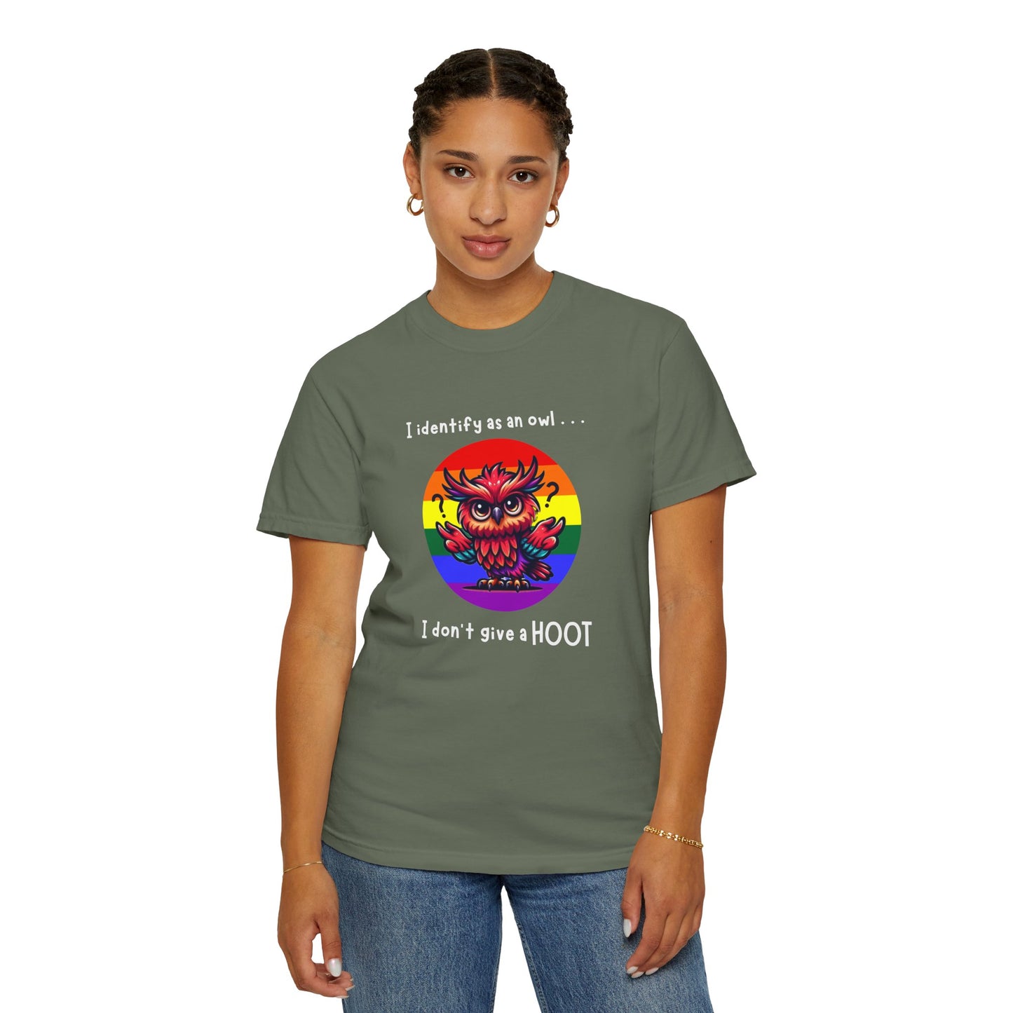 I Identify as an Owl - Pride T-Shirt