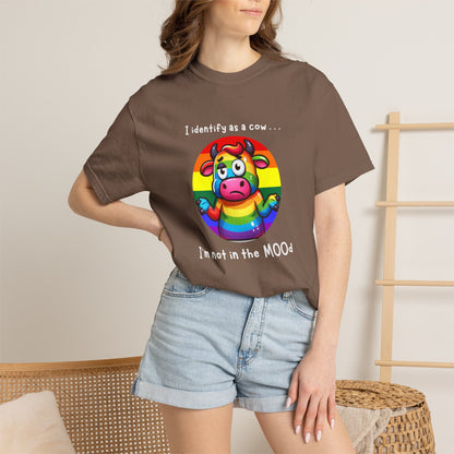I Identify as a Cow - Pride T-Shirt