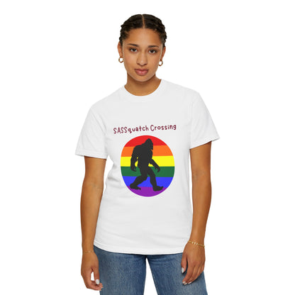Sassquatch Crossing Pride-Themed T-Shirt