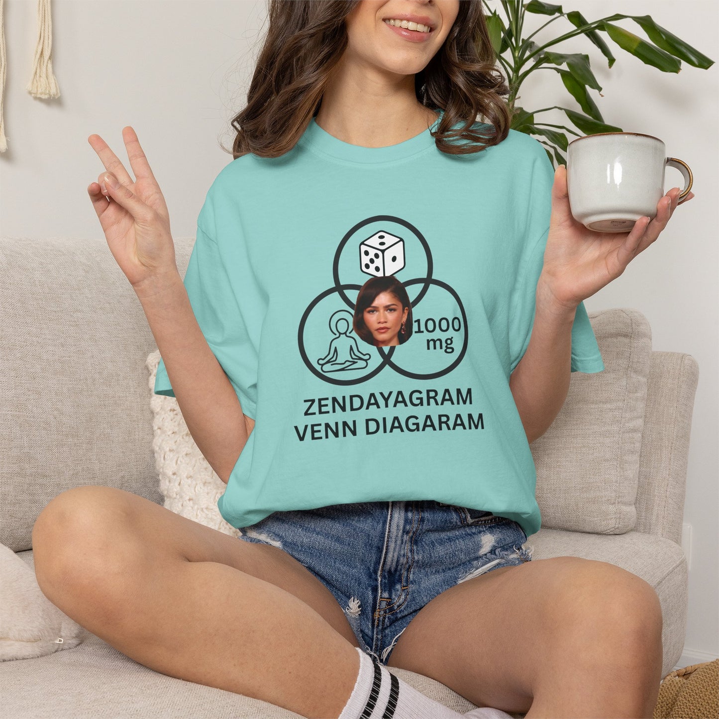 Zendayagram Venn Diagram T-Shirt