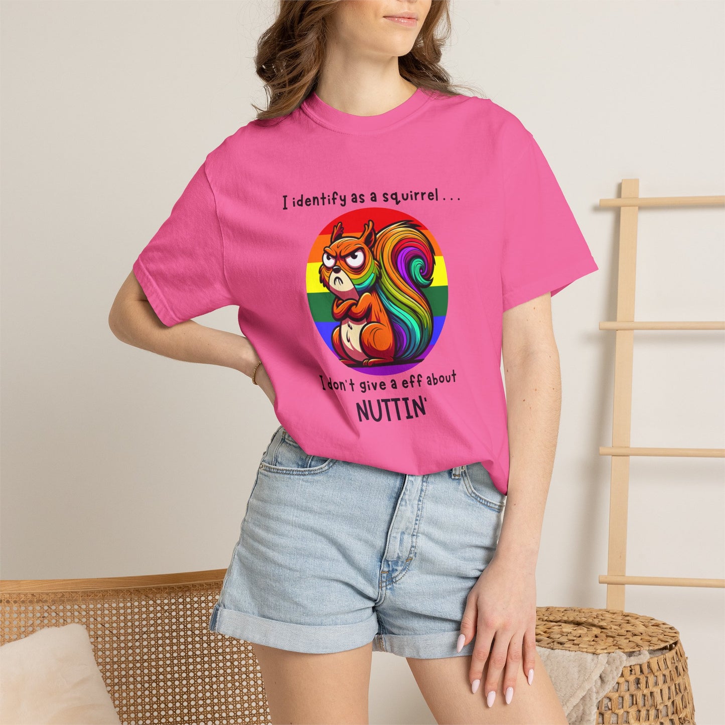 I Identify as a Squirrel - Pride T-Shirt