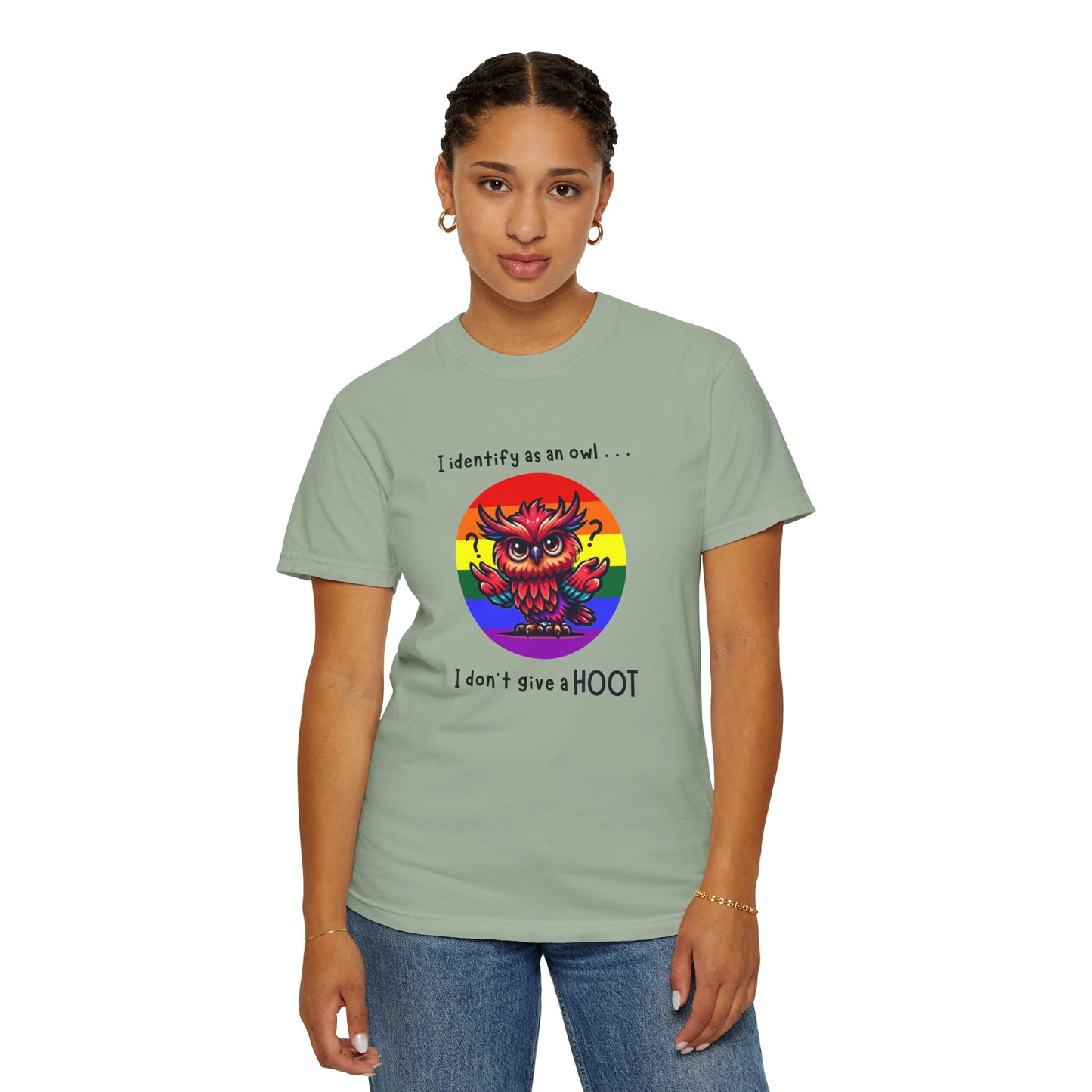 I Identify as an Owl - Pride T-Shirt