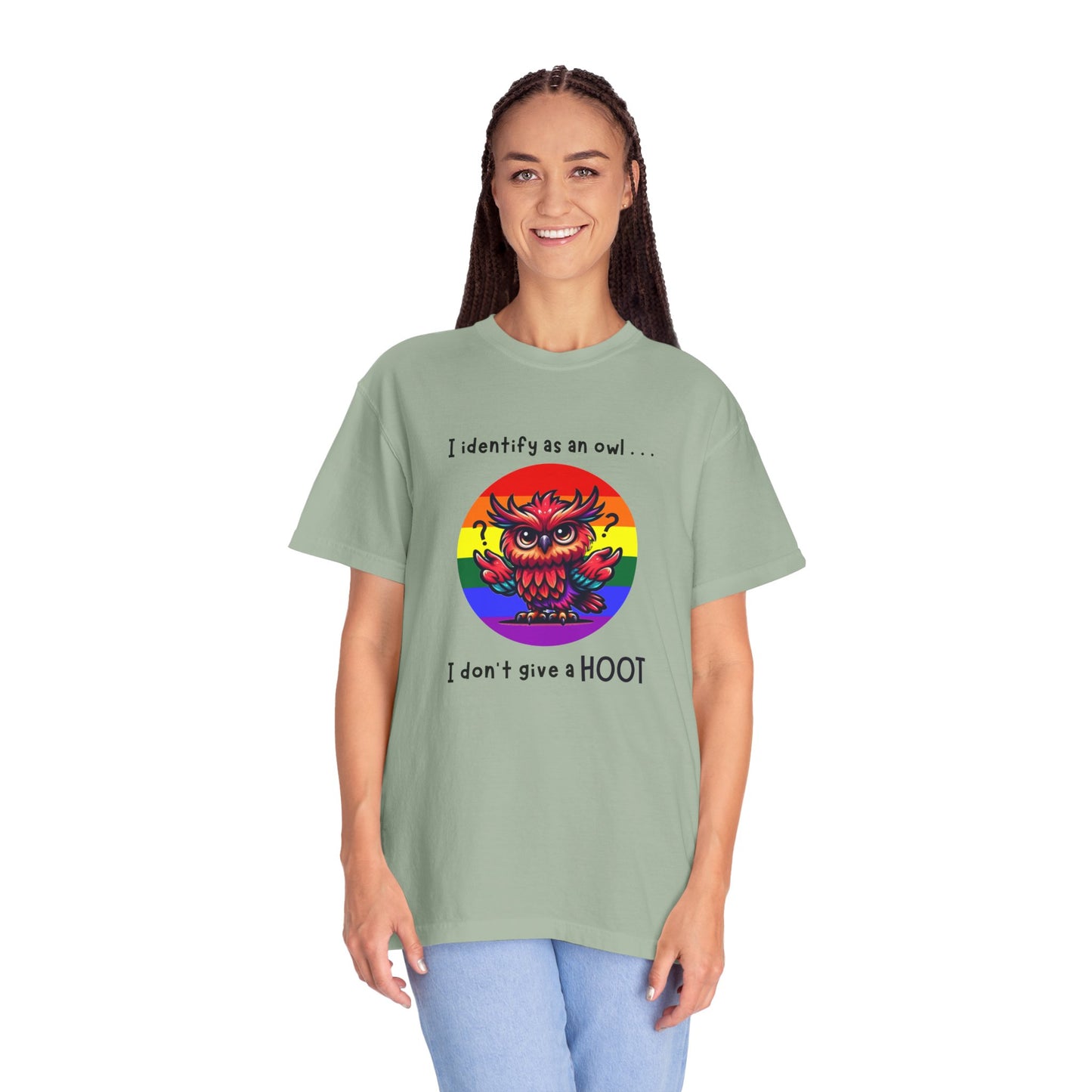I Identify as an Owl - Pride T-Shirt