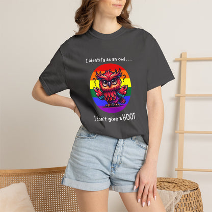 I Identify as an Owl - Pride T-Shirt