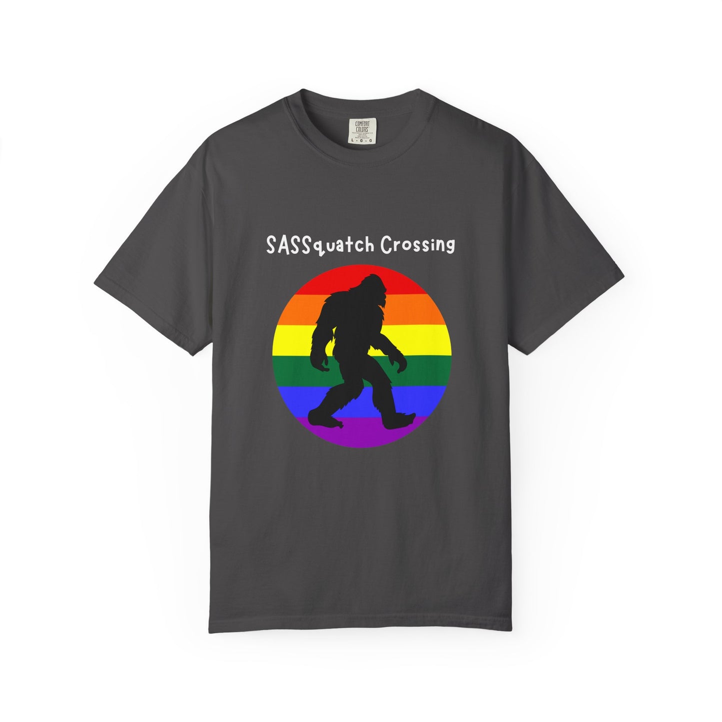 Sassquatch Crossing Pride-Themed T-Shirt