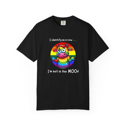 I Identify as a Cow - Pride T-Shirt