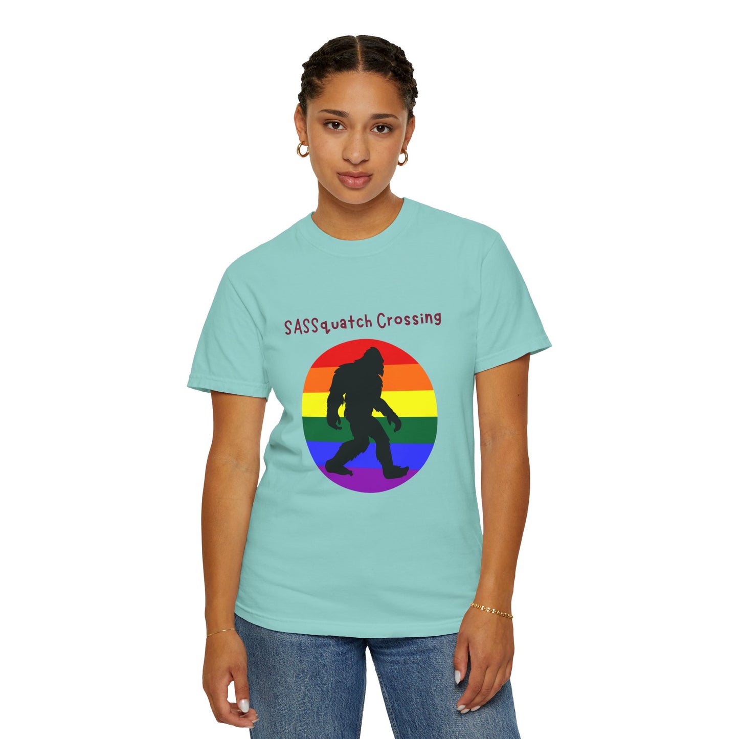 Sassquatch Crossing Pride-Themed T-Shirt