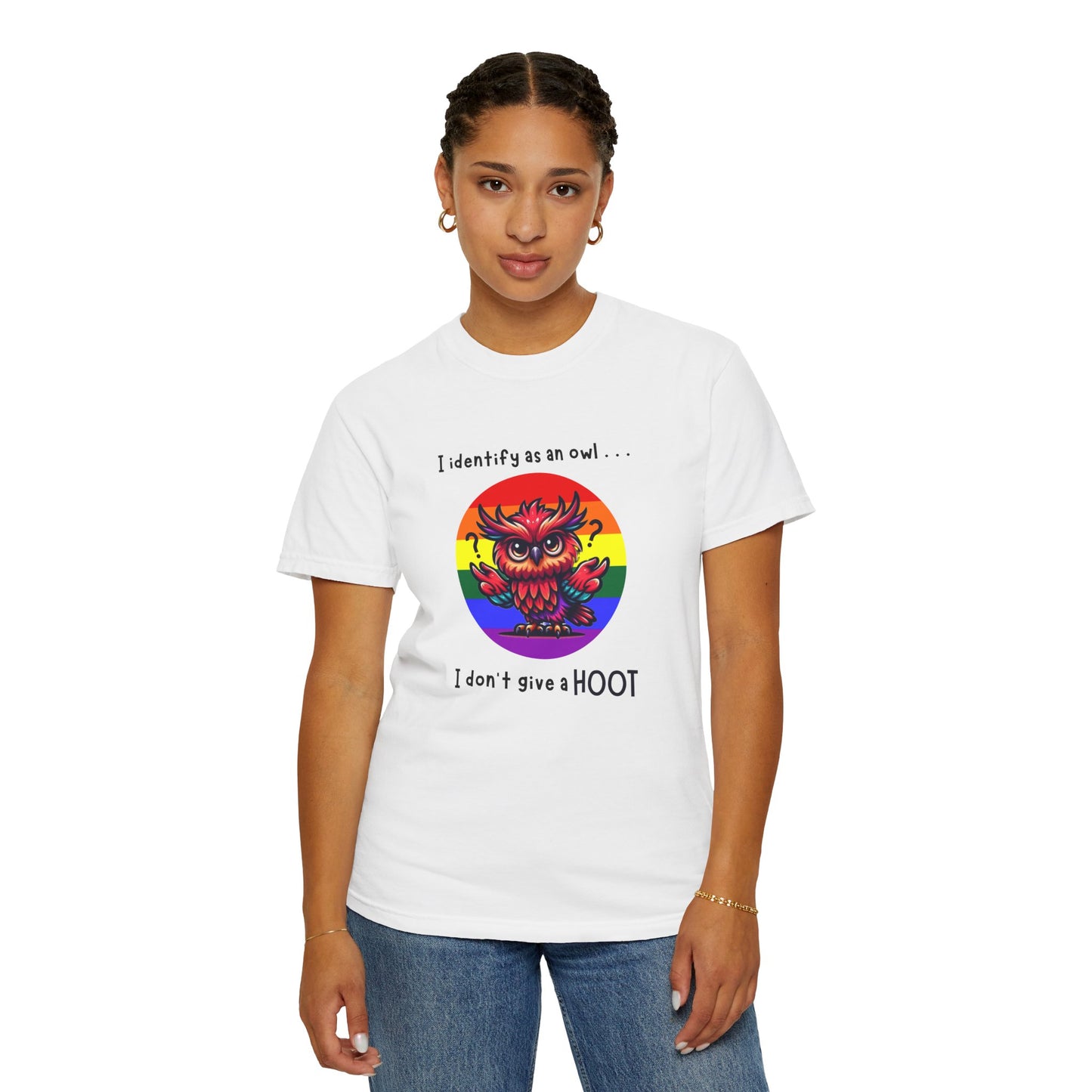 I Identify as an Owl - Pride T-Shirt