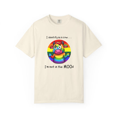 I Identify as a Cow - Pride T-Shirt