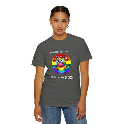 I Identify as a Cow - Pride T-Shirt