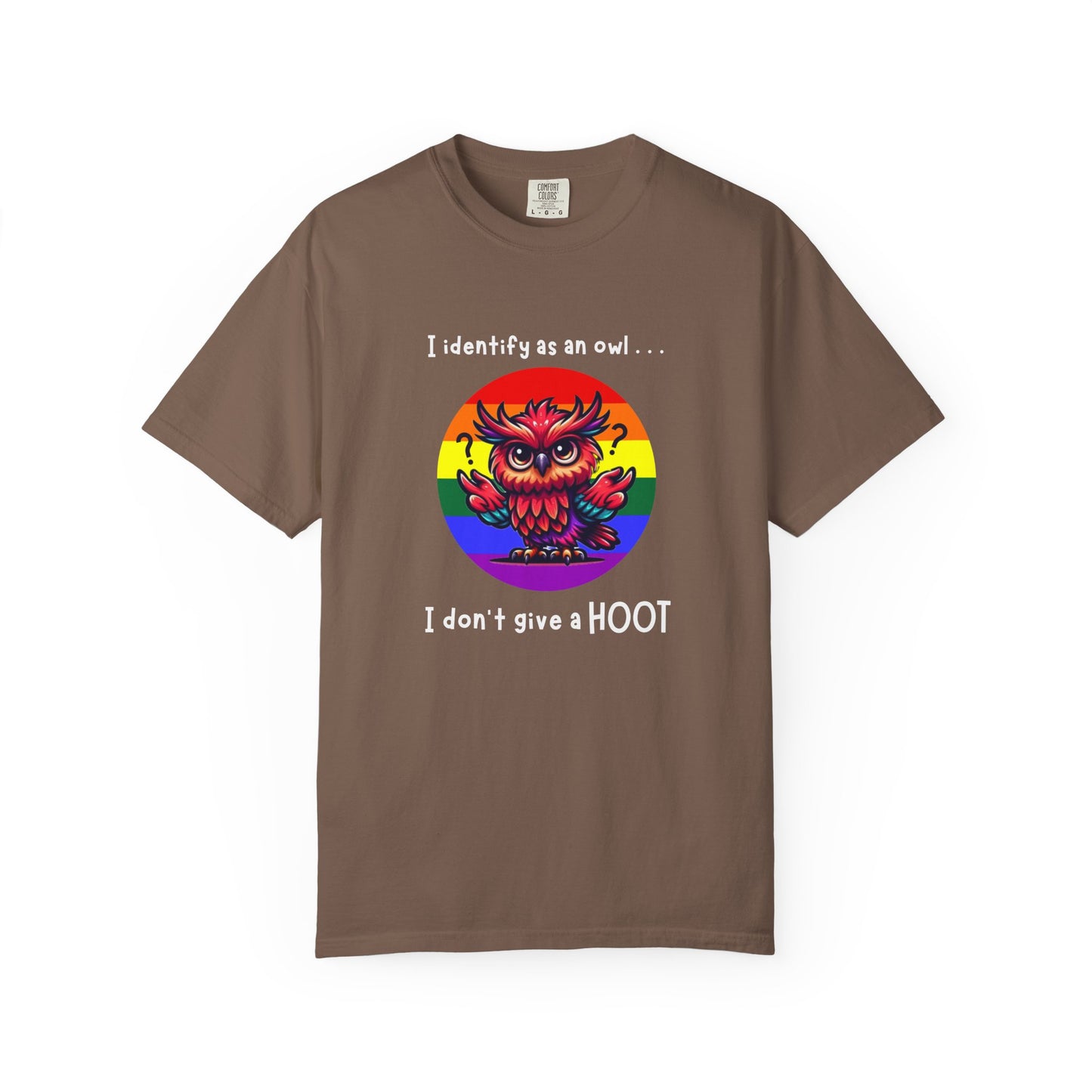 I Identify as an Owl - Pride T-Shirt