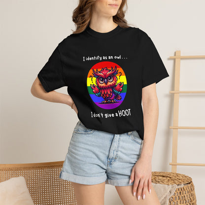 I Identify as an Owl - Pride T-Shirt