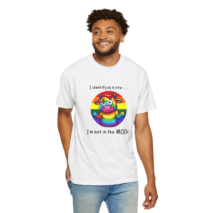I Identify as a Cow - Pride T-Shirt