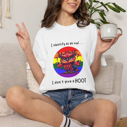I Identify as an Owl - Pride T-Shirt