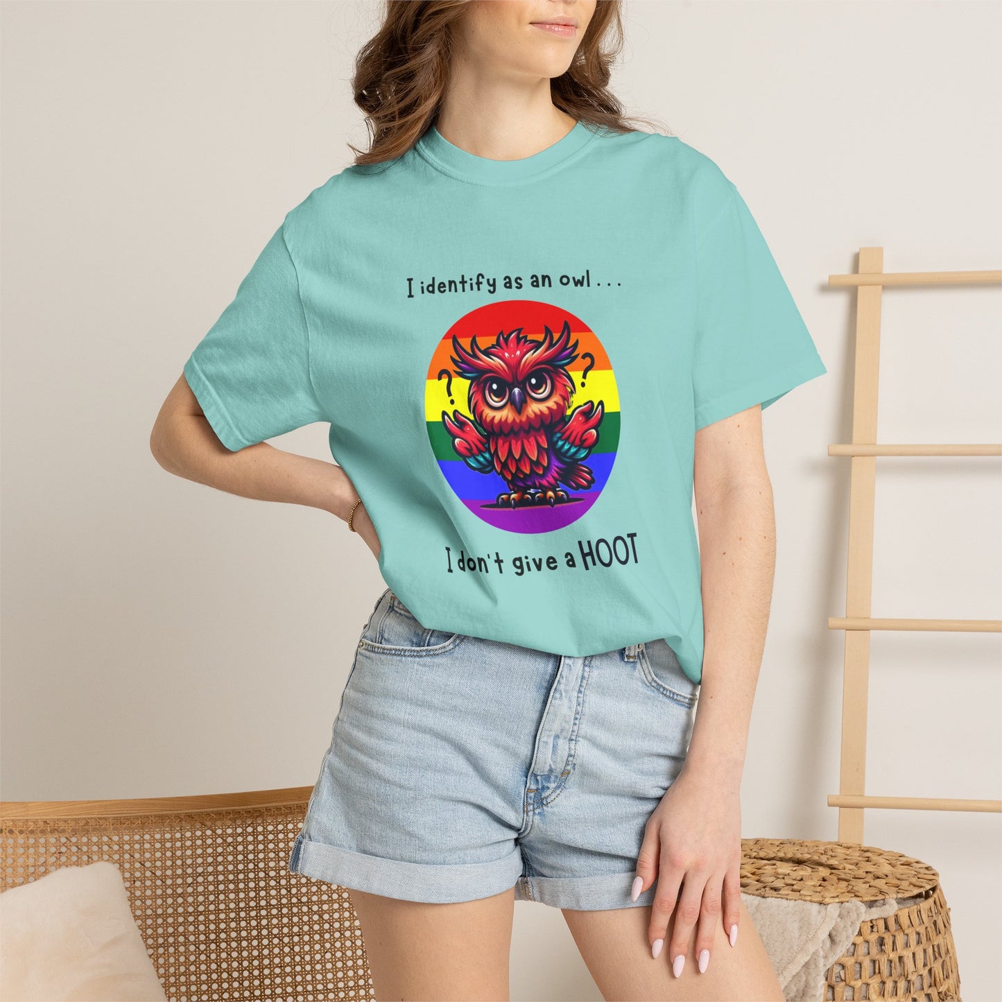 I Identify as an Owl - Pride T-Shirt