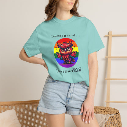 I Identify as an Owl - Pride T-Shirt