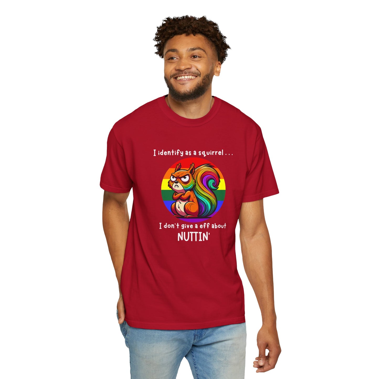 I Identify as a Squirrel - Pride T-Shirt