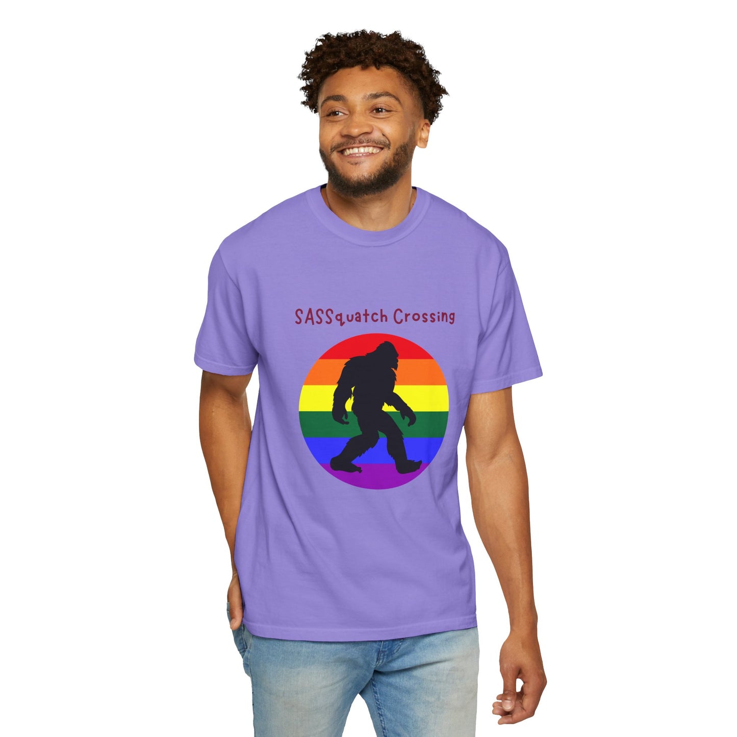 Sassquatch Crossing Pride-Themed T-Shirt