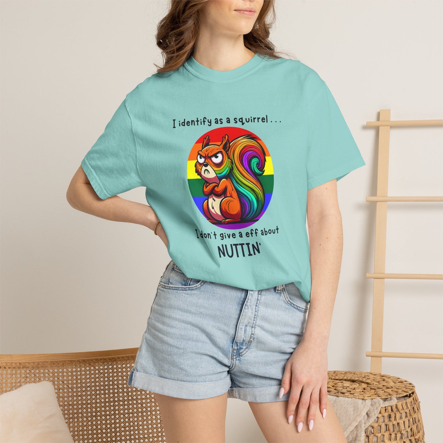 I Identify as a Squirrel - Pride T-Shirt