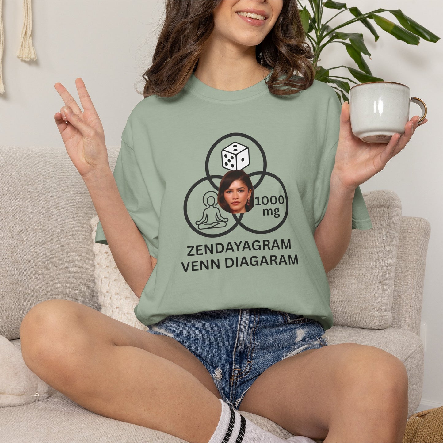 Zendayagram Venn Diagram T-Shirt