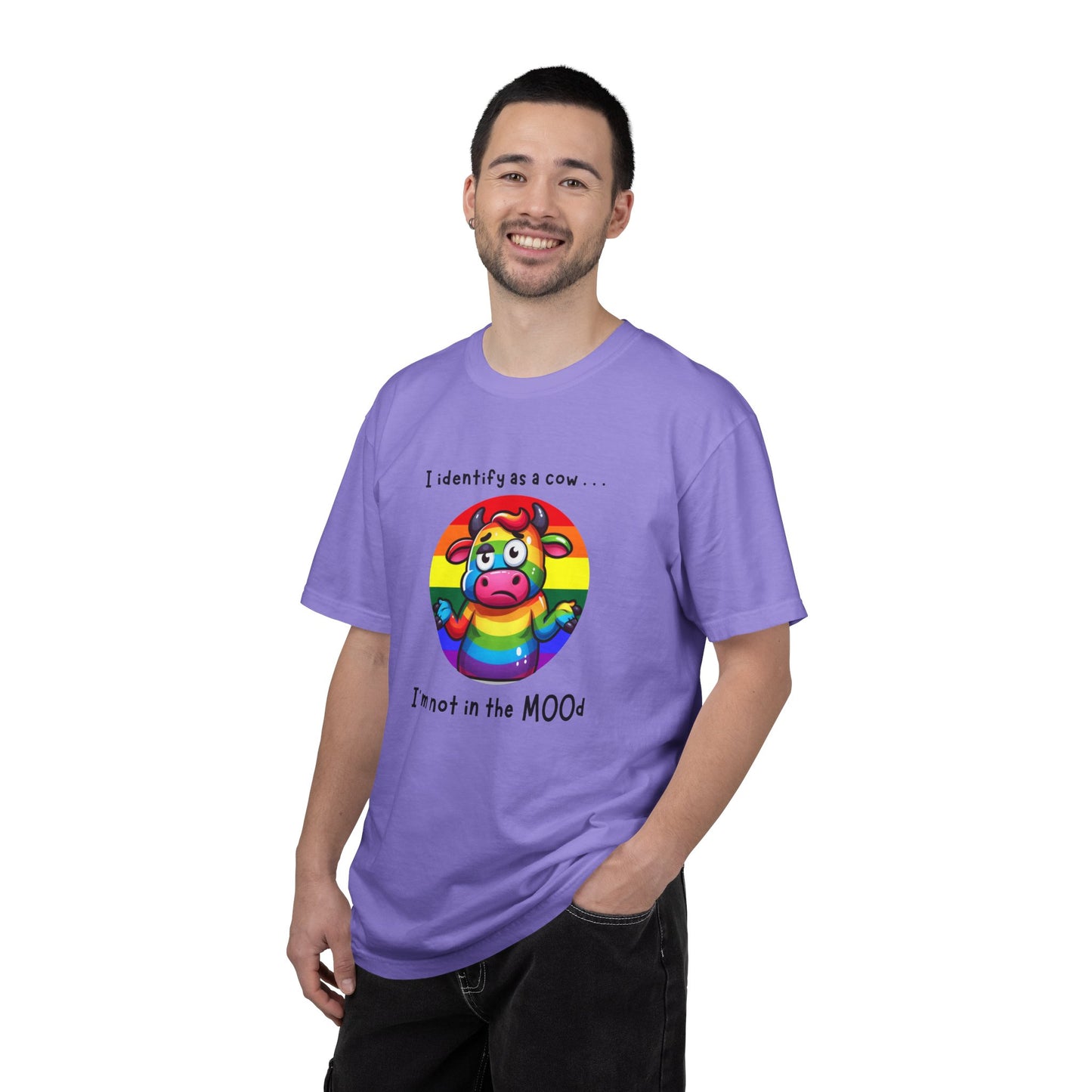 I Identify as a Cow - Pride T-Shirt