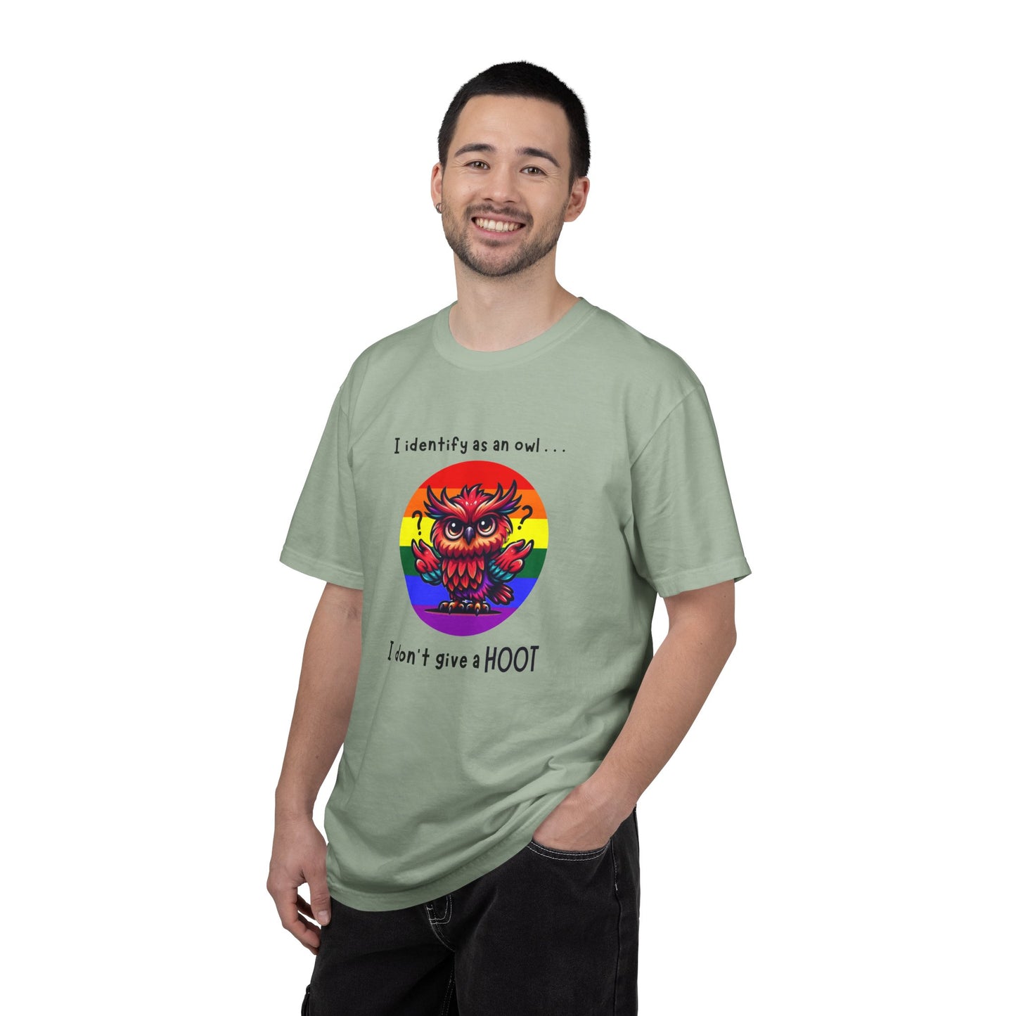 I Identify as an Owl - Pride T-Shirt