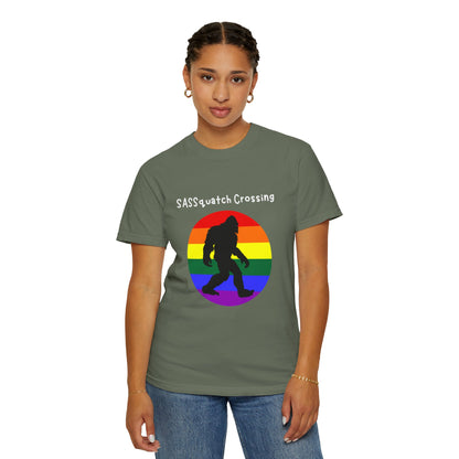 Sassquatch Crossing Pride-Themed T-Shirt