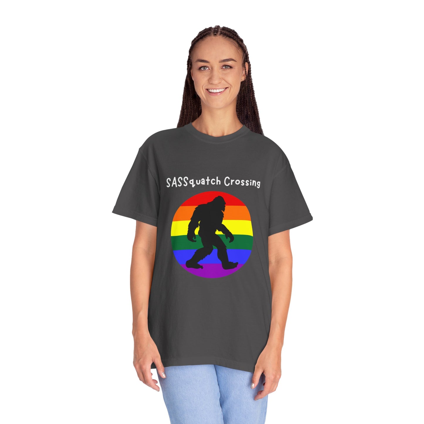 Sassquatch Crossing Pride-Themed T-Shirt