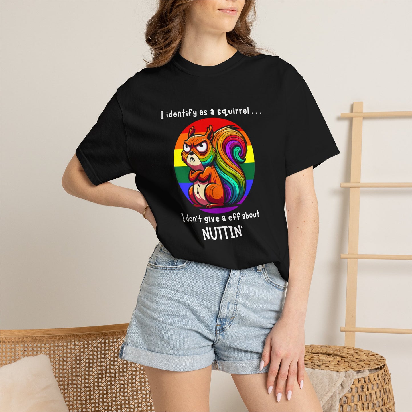 I Identify as a Squirrel - Pride T-Shirt