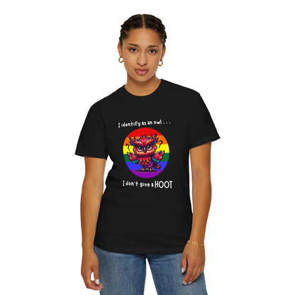 I Identify as an Owl - Pride T-Shirt