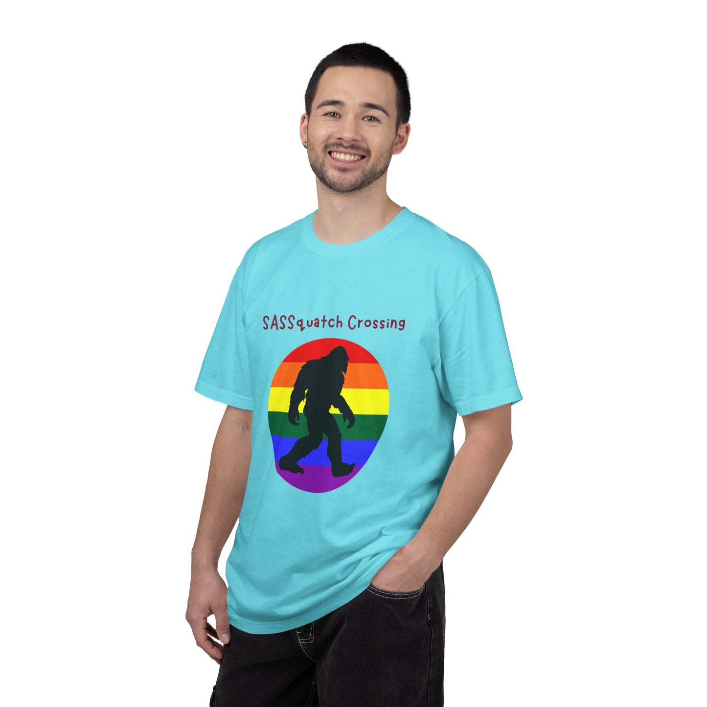 Sassquatch Crossing Pride-Themed T-Shirt