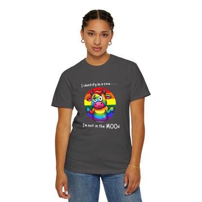 I Identify as a Cow - Pride T-Shirt
