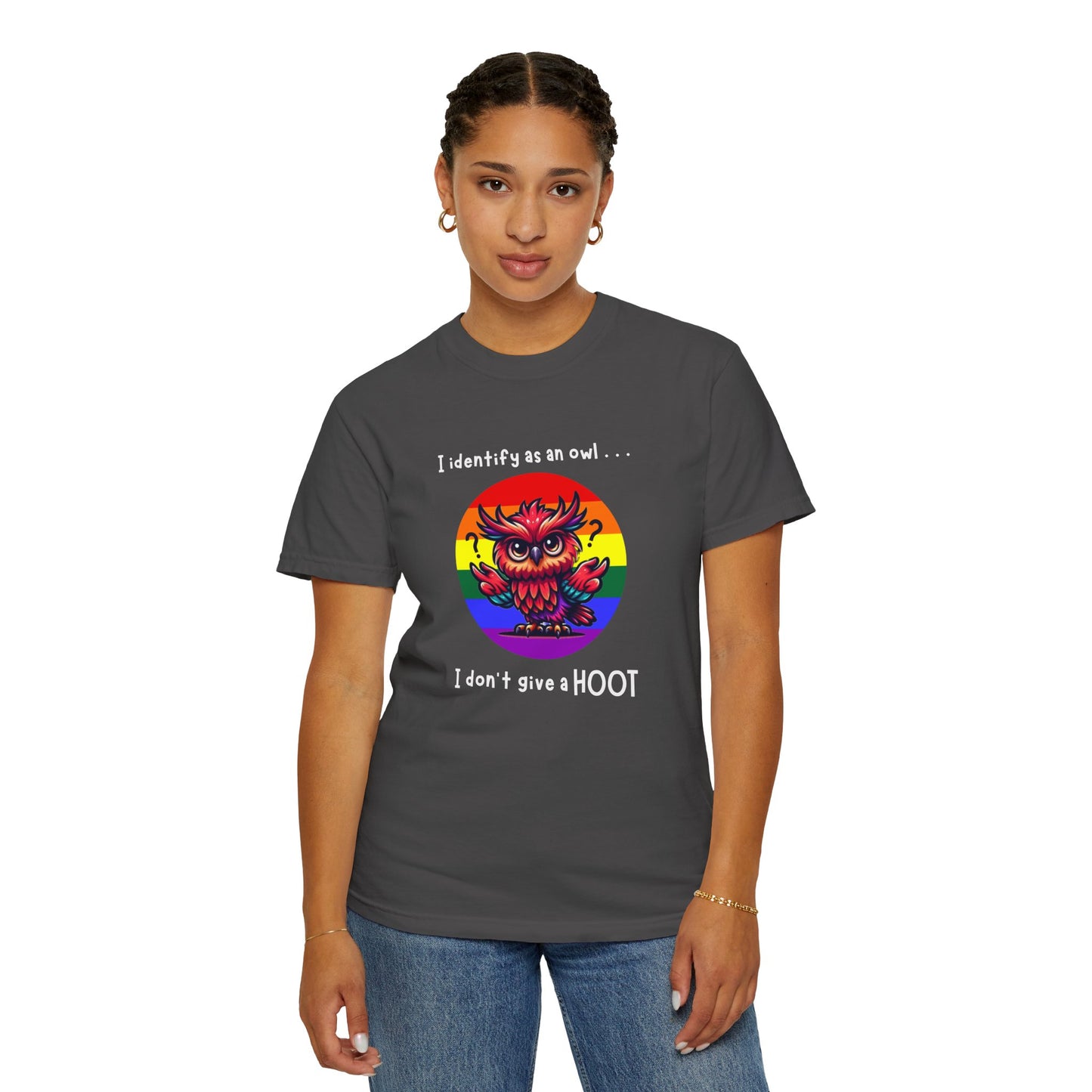 I Identify as an Owl - Pride T-Shirt