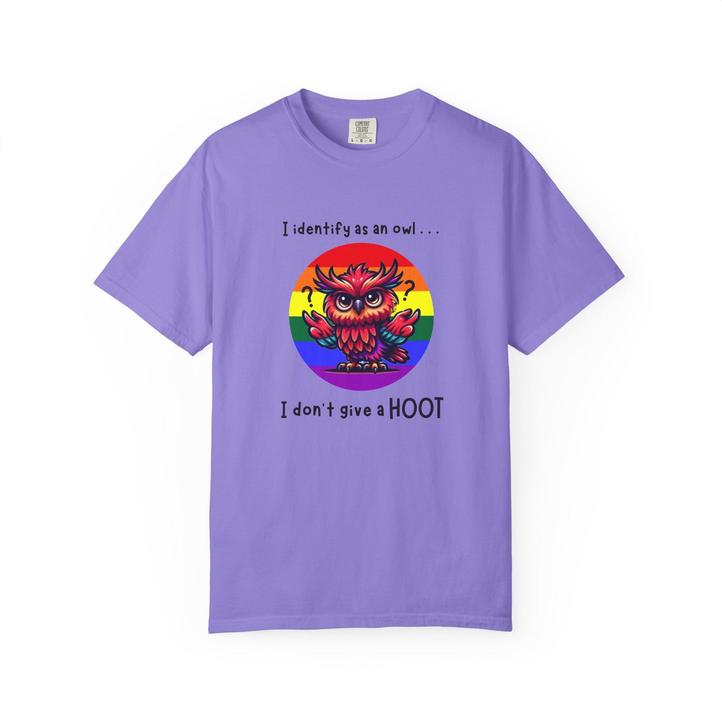 I Identify as an Owl - Pride T-Shirt