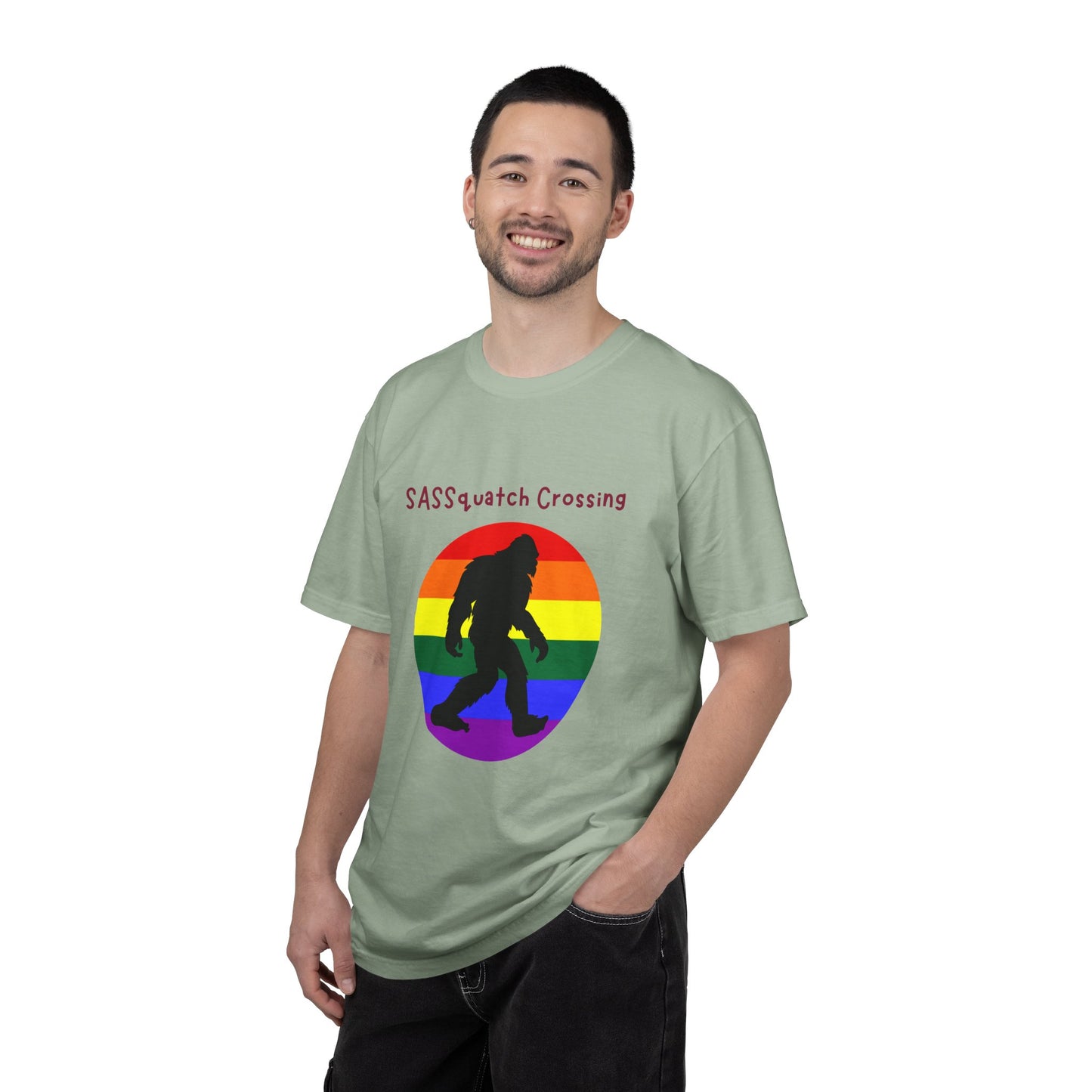 Sassquatch Crossing Pride-Themed T-Shirt