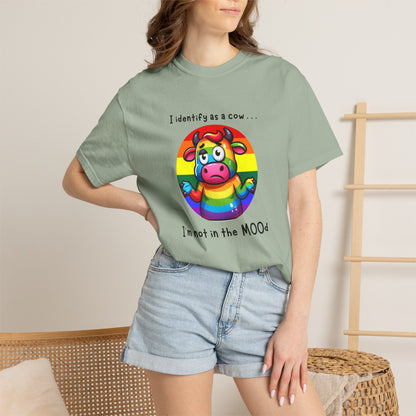I Identify as a Cow - Pride T-Shirt