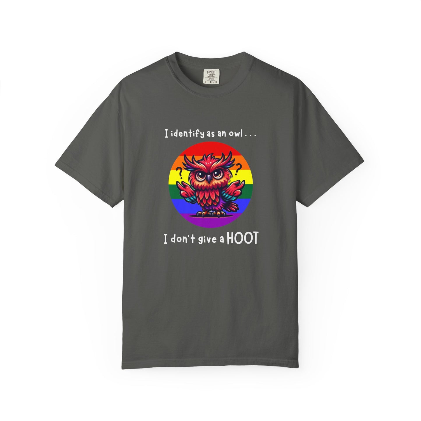 I Identify as an Owl - Pride T-Shirt