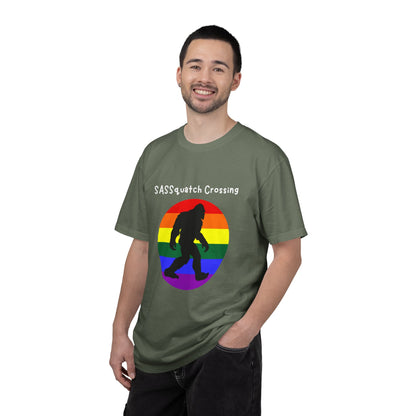 Sassquatch Crossing Pride-Themed T-Shirt