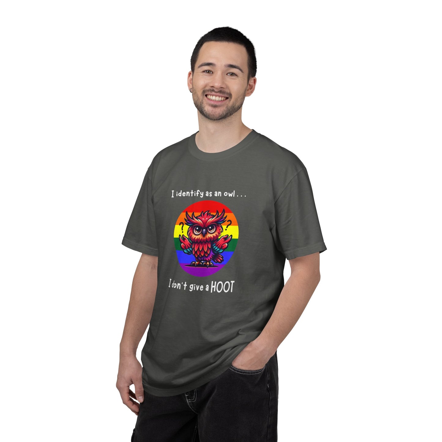 I Identify as an Owl - Pride T-Shirt