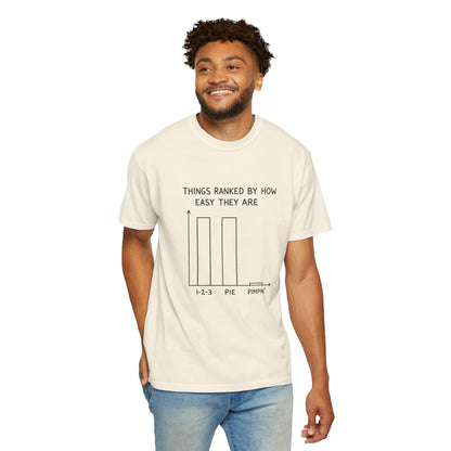 Things Ranked By How Easy They Are T-Shirt