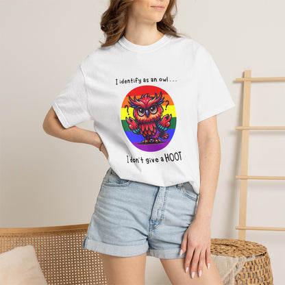 I Identify as an Owl - Pride T-Shirt